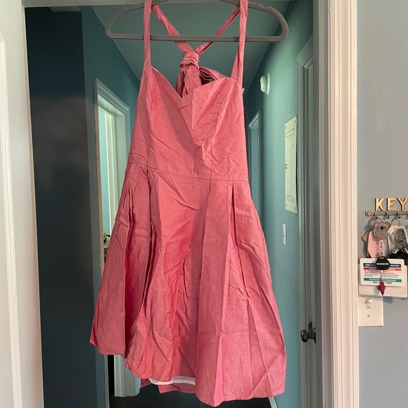 Red Lauren James dress NWOT - Picture 5 of 6